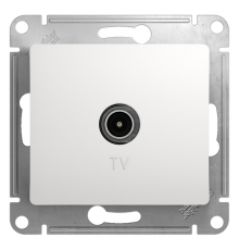Glossa Белый TV Розетка оконечная 1DB  GSL000191  SE
