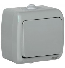 AQUATIC IEK Выключатель 1-клавишный 10А О/У IP54 ВС-20-1-0-А  EVA10-K03-10-54  GENERICA