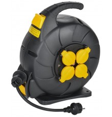 TWIST Катушка УК15 2P+PE/15м 3х1,5мм2 КГ автосм. IP44  TW-KP27-16-04-15-44  IEK