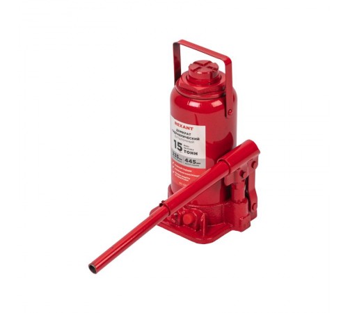 Домкрат гидравлический бутылочный 15т  80-0615  REXANT