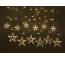 Гирлянда NGF 93 679 NGF-D025-02 (бахрома звезды WW 138 2.5*0.6м IP20 TR)  93679  Navigator