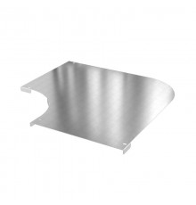 Крышка на Угол горизонтальный 90 градусов 100, 0,8 мм, AISI  304  IKSDL100C  DKC