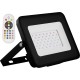 Прожектор светодиодный LL-613 2835SMD 50W RGB с пультом ДУ AC220V/50Hz IP65, черный  29703  FERON