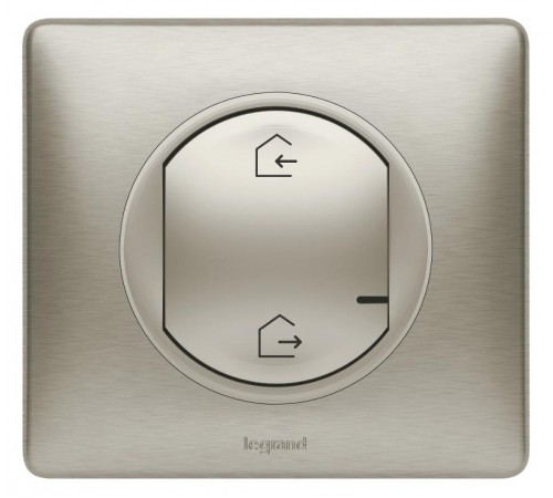 Выключатель главный беспроводной Celiane "Я дома/Я вне дома" рамка титан; титан Netatmo  064873  Legrand