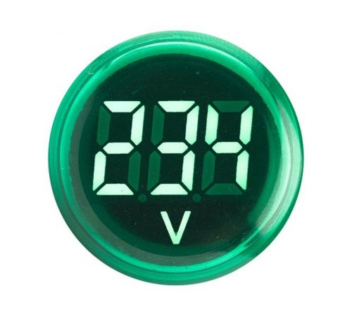 Индикатор значения напряжения зеленый ED16-22VD EKF PROxima  ed16-22vd-g  EKF
