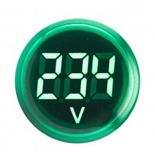 Индикатор значения напряжения зеленый ED16-22VD EKF PROxima  ed16-22vd-g  EKF