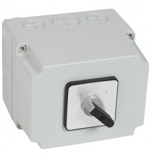 Переключатель - без положения ''0'' - PR 63 - 4П - 8 контактов - в коробке 135x170 мм  027766  Legrand