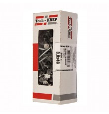 Гвоздь толевый евро оцинк. 3,0х40 (200 г) - коробка с окном  102041  Tech-KREP