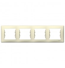 Sedna Бежевый Рамка 4-ая горизонтальная  SDN5800747  Schneider Electric