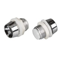 10PC Держатель 10мм (хром. пластик, с гайкой)  026710  Arlight