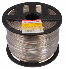 Трос стальной в ПВХ оплетке d=2,5 мм, прозрачный (бухта 200 м)  09-5325  REXANT