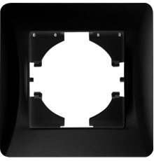 Рамка 1 пост (антрацит) серия BW  201221  SPL