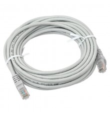 Патч-корд TERACOM PRO Cat.5E неэкранированный UTP оболочка PVC серый (7,0м)  TRP-5EUTP-PVC-7M-GY  EKF