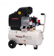 Компрессор воздушный KR-1500/24, 1500Вт, 230 л/мин, 24л  KR-16-1151  Kranz