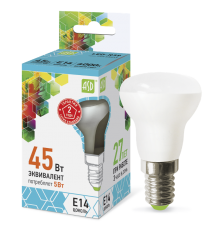 Лампа светодиодная LED-R39-standard 5Вт 230В Е14 4000К 450Лм  4690612006703  ASD