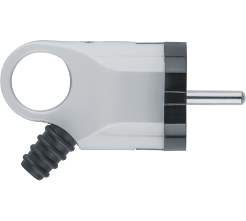 Вилка NCA-PL03-16A-E-WH угловая с/з белая  61361  Navigator