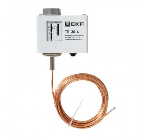Реле температуры (термостат) капилляр 4 метра EKF  TR-30-4  EKF