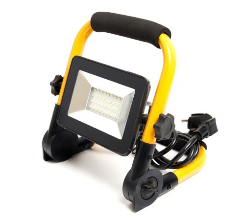 Прожектор светодиодный LL-512 прожектор светодиодный переносной 30W, 6400K, 36*SMD2835, 2400Lm, IP65  29746  FERON
