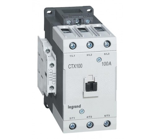 Контактор CTX3 100 3P 100A (AC-3) 2но2нз ~380В  416238  Legrand