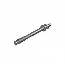 Анкер-болт с гайкой M10 12х129, гальван. цинк  АБМ-12х129-ЭЦ  OSTEC