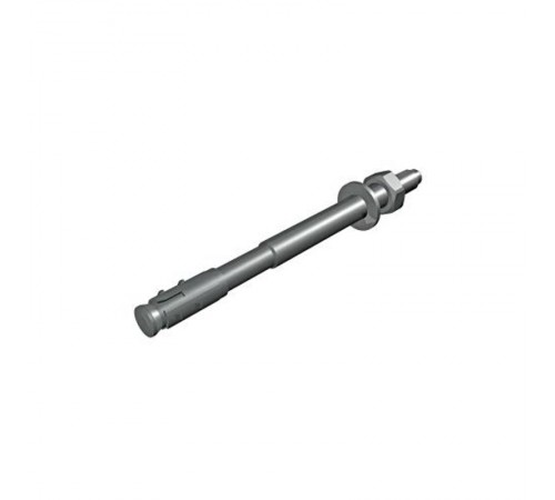 Анкер-болт с гайкой M10 12х129, гальван. цинк  АБМ-12х129-ЭЦ  OSTEC