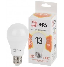 Лампа светодиодная LED 13Вт Е27 220В 2700К smd A60 груша  Б0020536  ЭРА