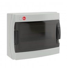 Щиток настенный с дверцей 12 модулей, IP65, серый  85612  DKC