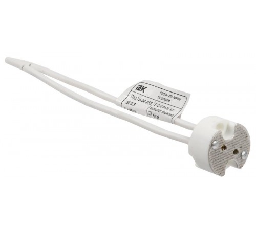 Патрон подвесной GU5.3 со шнуром керамика IEK  EPC60-04-01-K01  IEK