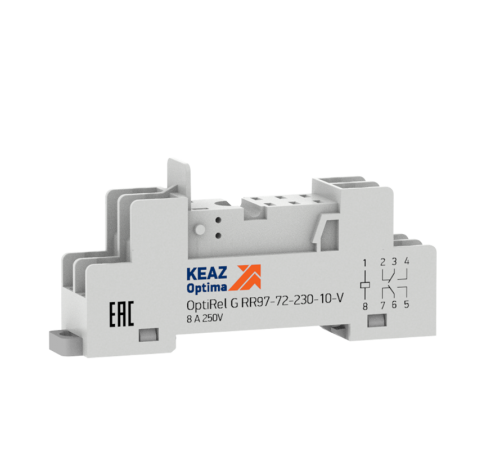 Розетка для реле OptiRel G RR97-72-230-10-V  281177  КЭАЗ
