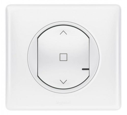 Выключатель рольставней Умный беспроводной Celiane рамка бел. глянец; бел. Netatmo  067646  Legrand