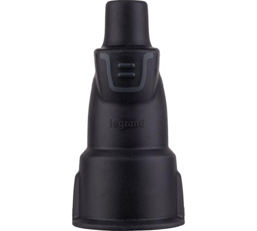 Розетка 2К+З черная  050197  Legrand