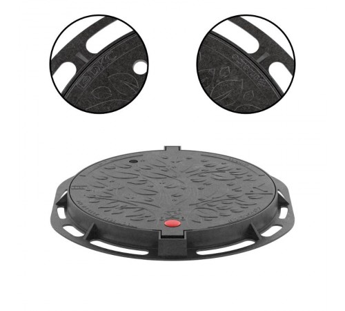 Люк ВЧШГ тип B125 по ГОСТ 3634-2019, с запорным устройством  600125B  DKC