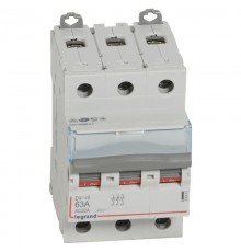Выключатели-разъединители DX-IS - 3П - 400 В~ - 63 А - 3 модуля   406461  Legrand