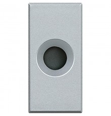 Axolute Заглушка с выходным отверстием 9 мм, алюминий  HC4953  Legrand