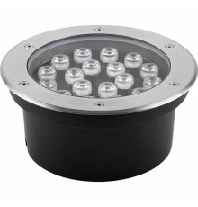 SP2707 Светильник тротуарный,18LED теплый белый, 18W,200*H90mm, IP67  32134  FERON