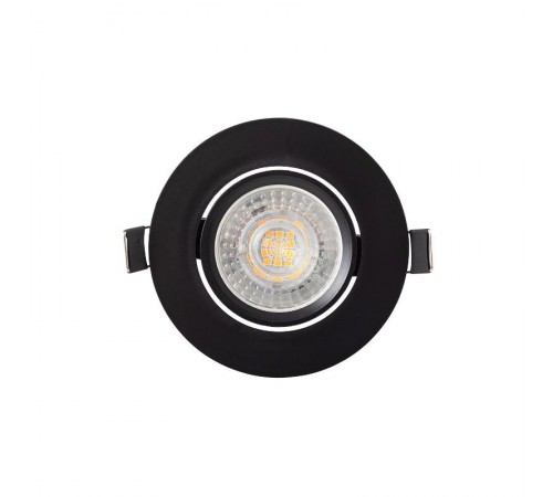 Светильник светодиодный встраиваемый DK3020-BK , IP20, 10Вт, GU5.3, LED, черный, пластик  DK3020-BK  DENKIRS