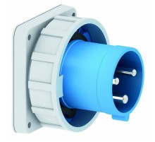 Вилка встраиваемая 63A 3р(2P+PE) 6h 230V IP67 фланец 110х106 2835 I 2835-Bals I Bals