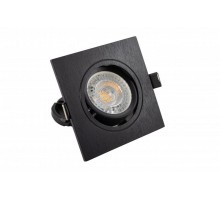 Светильник светодиодный встраиваемый DK3021-BK , IP20, 10Вт, GU5.3, LED, черный, пластик  DK3021-BK  DENKIRS