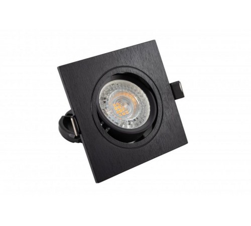 Светильник светодиодный встраиваемый DK3021-BK , IP20, 10Вт, GU5.3, LED, черный, пластик  DK3021-BK  DENKIRS