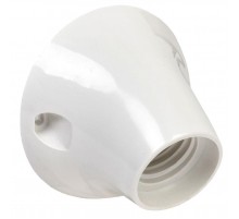 Патрон угловой Е27 пластик белый IEK  EPP13-04-01-K01  IEK