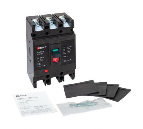 Выключатель автоматический LS125 18кА 3P 25А ProPact  mccb-125-18-3-25-ls  EKF