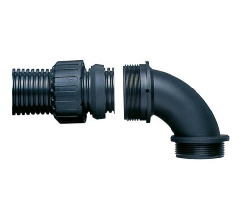 Фитинг ASF21/PF050/C90/BL, 90°, полиамид 66, черный, резьба PF050, d21, 10 шт. в пачке  7TCA296000R1674  ABB