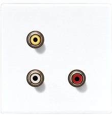 2x Cinch Audio (RCA) / Composite Video MALS1031WW Jung