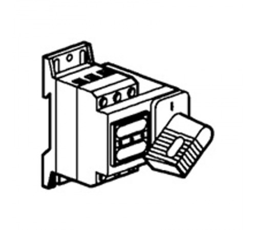 Выключатель-разъединитель Vistop - 32 A - 4П - рукоятка спереди - с рукояткой чёрного цвета  022502  Legrand