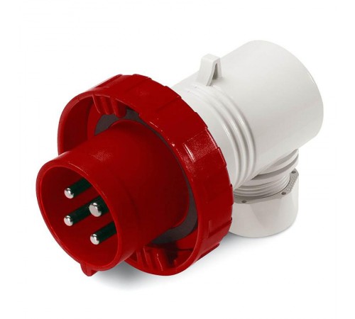 Вилка кабельная угловая IP67 16А 3P+E 400В  DIS2261636  DKC