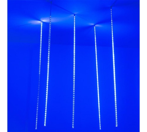 Светодиодная гирлянда ARD-ICEFALL-CLASSIC-D12-1000-5PCS-CLEAR-120LED-LIVE BLUE (230V, 11W)  026053  Arlight