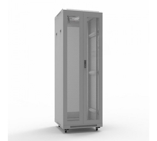 19" Напольный шкаф серии Standart 42U 600х1000 мм, передняя и задняя распашные перфорированные двери, RAL7035 (состоит из 3 частей)  04-2362  REXANT