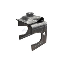 Арматурный зажим с пластиной для прутка, оцинк  90511  Ezetek