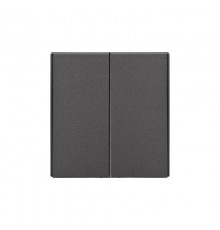 Выключатель STRONG 2 кл проходной (переключатель) 10А с/у графит  KR-78-0709-6  KRANZ