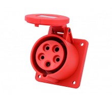 Розетка для скрытой проводки 3Р+РЕ+N 16А 380В IP44 РЩ-103  26264DEK  DEKraft